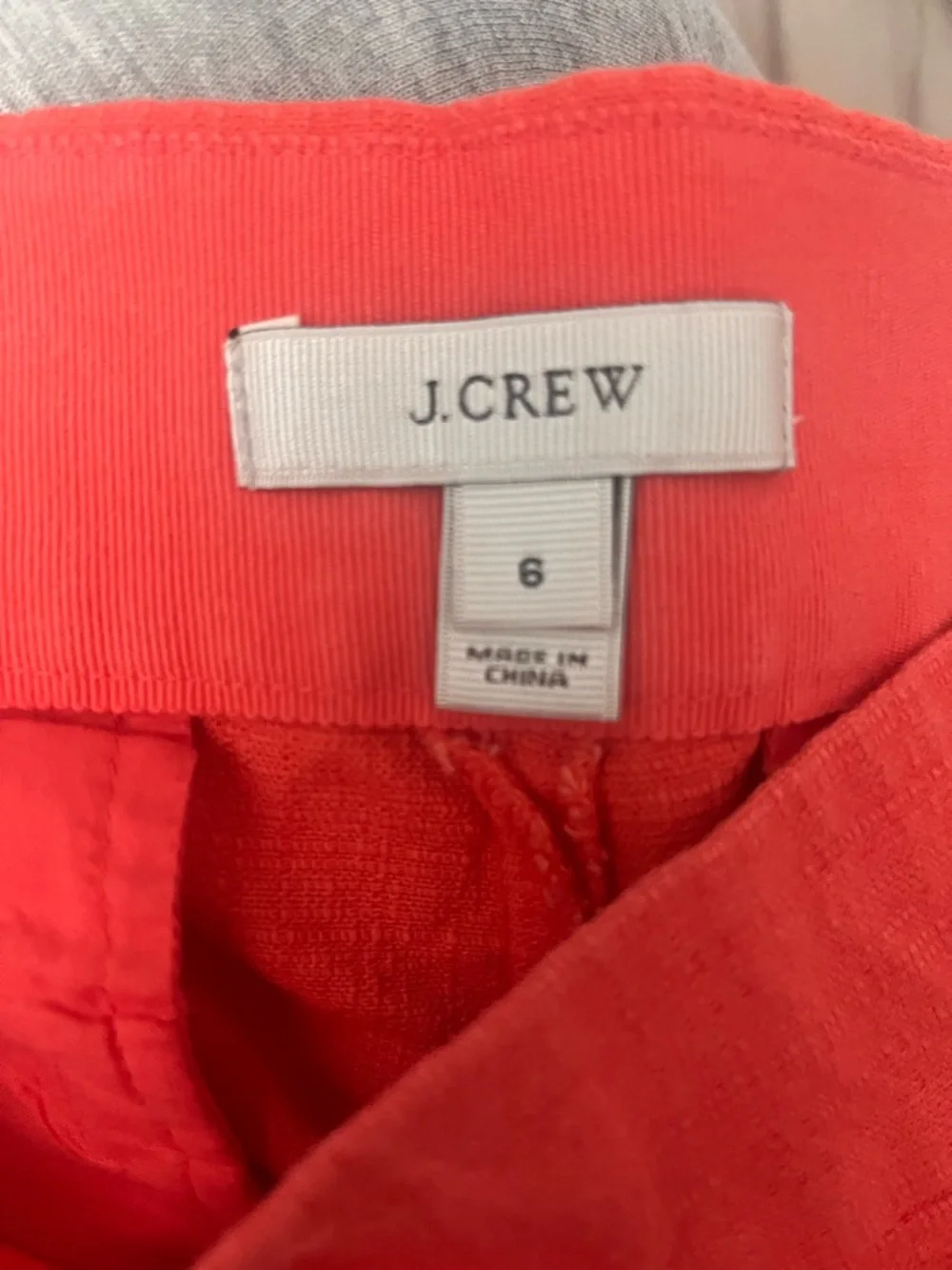 J. Crew Coral-Red High Waist Tailored Shorts - Picture 8 of 8